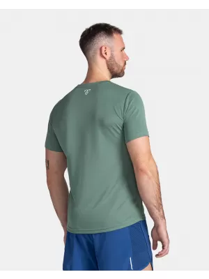 Tricou funcțional pentru bărbați KILPI DIMA-M TM0323KI VERDE ÎNCHIS