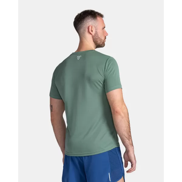  Tricou funcțional pentru bărbați KILPI DIMA-M TM0323KI VERDE ÎNCHIS 