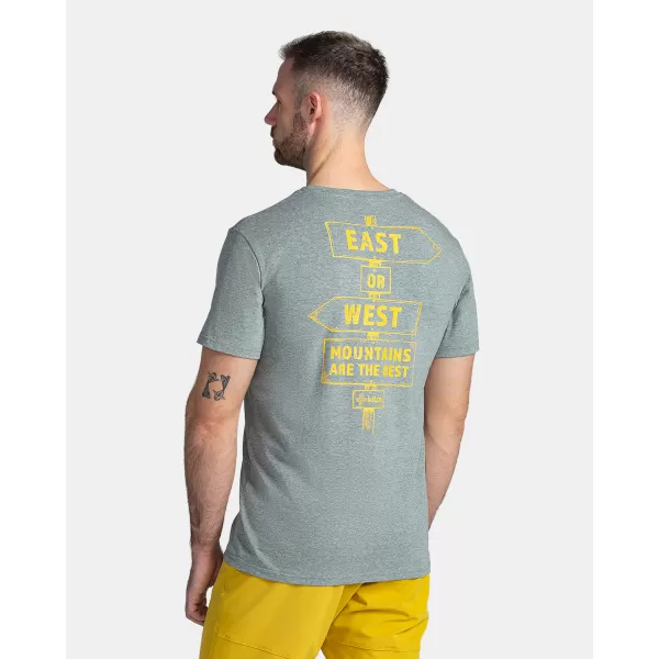  Tricou pentru bărbați KILPI BANDE-M TM0373KI VERDE ÎNCHIS 