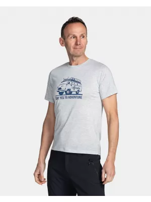 Tricou funcțional pentru bărbați KILPI GAROVE-M TM0306KI GRI DESCHIS