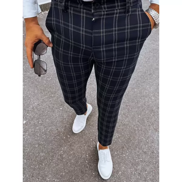  Pantaloni chino -carouri pentru bărbați DSTREET UX3953 NEGRU 