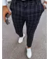 Pantaloni chino -carouri pentru bărbați DSTREET UX3953 NEGRU
