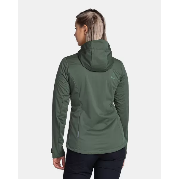  Jachetă softshell pentru femei KILPI BELTRA-W TL0107KI VERDE ÎNCHIS 