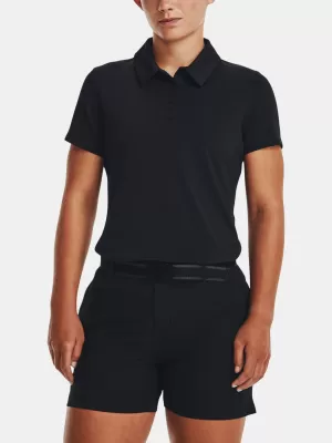 Tricou pentru femei UNDER ARMOUR UA PLAYOFF SS POLO 1377335-001 NEGRU
