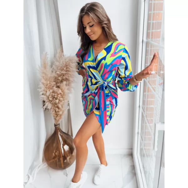  Rochie DSTREET CATIA EY2270 AMESTEC DE CULORI 