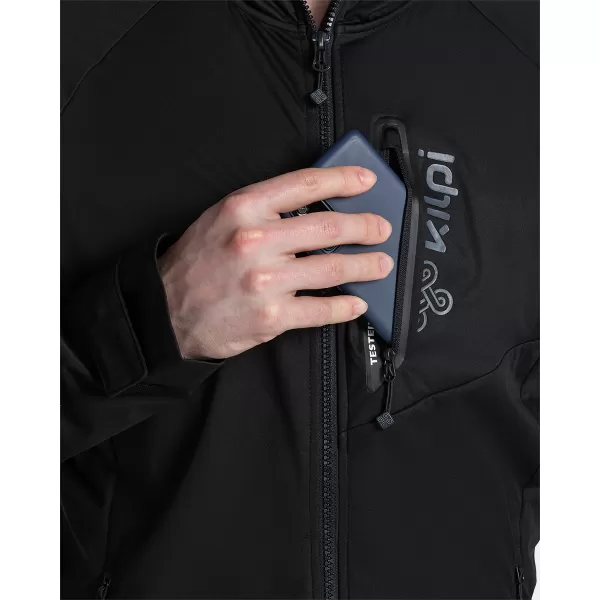  Jachetă softshell pentru bărbați KILPI BELTRA-M TM0107KI NEGRU 