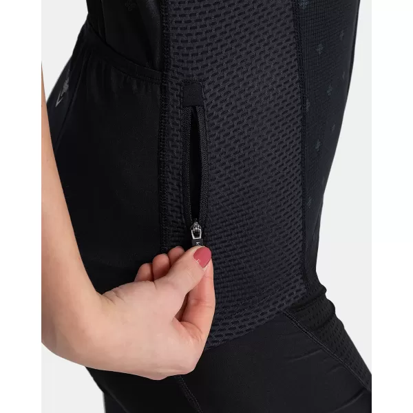  Tricou de ciclism pentru femei KILPI MOATE-W TL0354KI NEGRU 