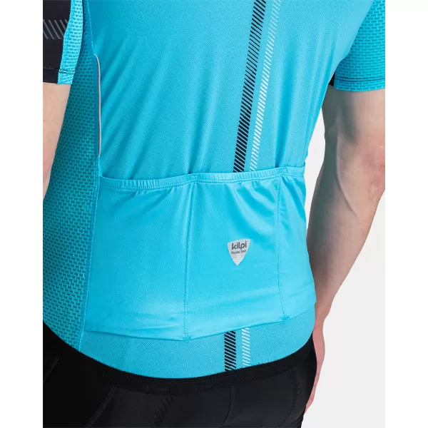  Tricou de ciclism pentru bărbați KILPI CORRIDOR-M TM0351KI ALBASTRU DESCHIS 