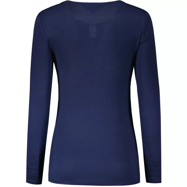  Tricou pentru femei KIXMI RENANA ALBASTRU INCHIS 