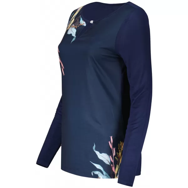  Tricou pentru femei KIXMI RENANA ALBASTRU INCHIS 