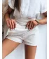 Pantaloni scurți pentru doamne DSTREET DAGER SY0277 BEJ