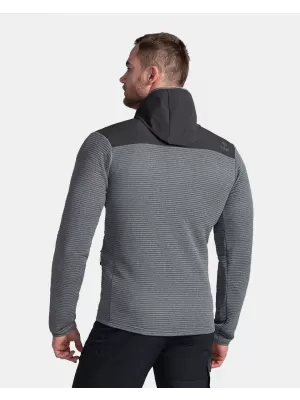 Hanorac pentru bărbați din fleece KILPI TANALI-M TM0202KI GRI ÎNCHIS