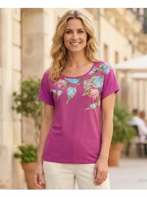 Tricou pentru femei ALTISPORT BAILA VIOLET