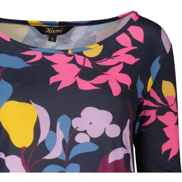  Rochie KIXMI RUMIA ALBASTRU INCHIS 