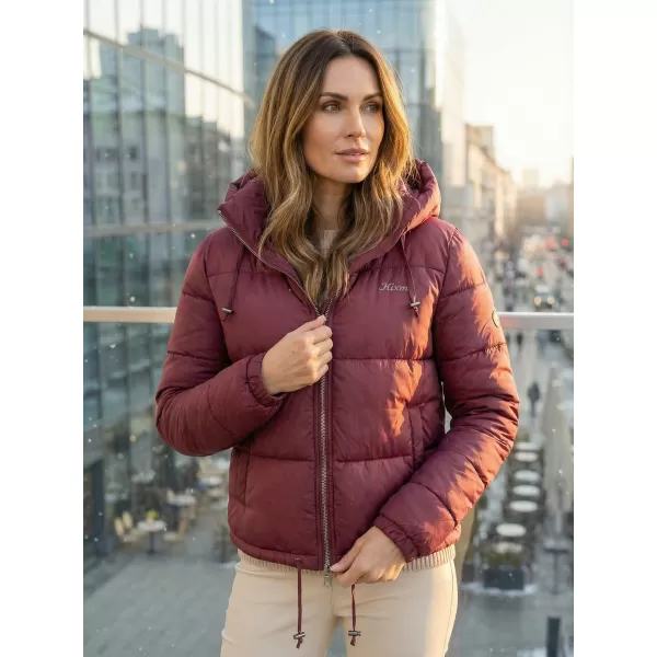  Geaca de dama KIXMI REINA BURGUNDIA 