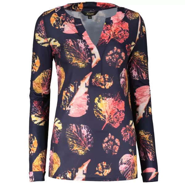 Tricou pentru femei KIXMI RONDA ALBASTRU INCHIS 