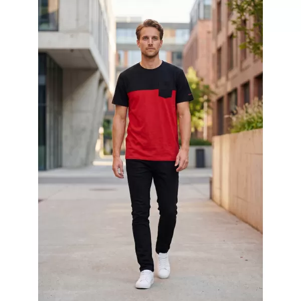  Tricou pentru bărbați SAM 73 SIRIUS MT 826 ROŞU 