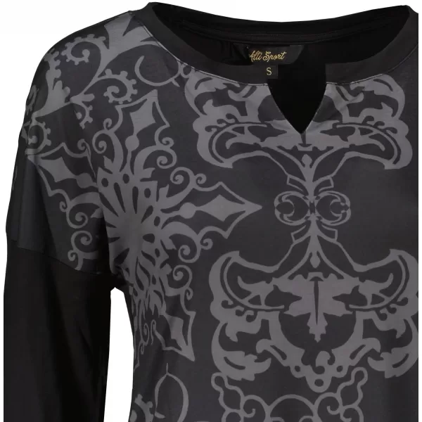  Tricou pentru femei ALTISPORT BLANCH NEGRU 