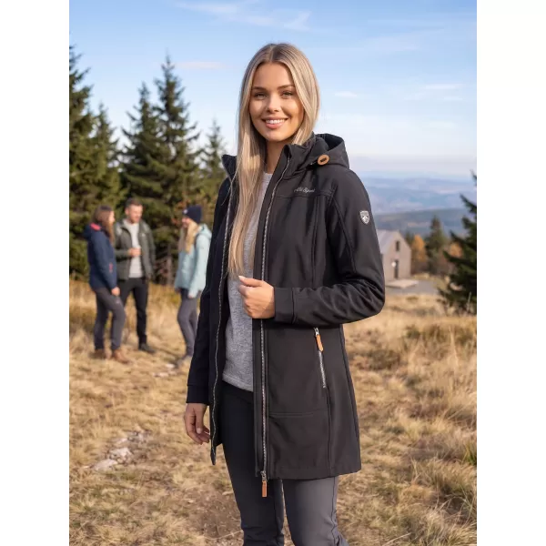  Palton softshell dama ALTISPORT MAGGA LCTB220 NEGRU 