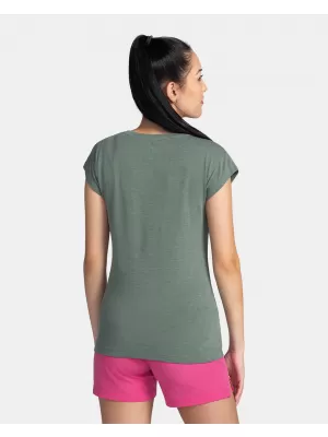Tricou pentru femei KILPI PROMO-W TL0366KI VERDE ÎNCHIS
