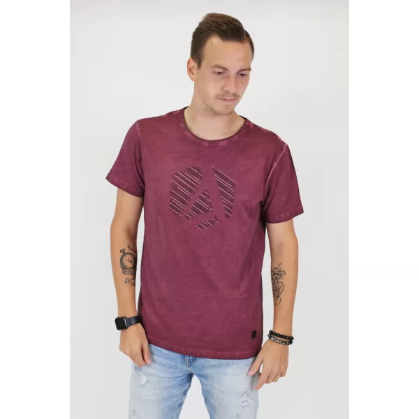  Tricou pentru bărbați ALTISPORT BARCLAY BURGUNDIA 