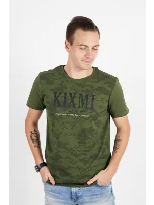 Tricou pentru bărbați KIXMI RADLY MILITAR