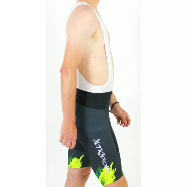  Pantaloni scurți premium pentru ciclism pentru bărbați ALTISPORT SWE/ALM01S13 VERDE 