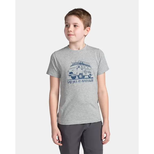  Tricou băieți KILPI SALO-JB TJ0303KI GRI DESCHIS 