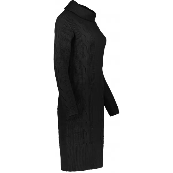  Pulover lung de dama ALTISPORT BELLA NEGRU 