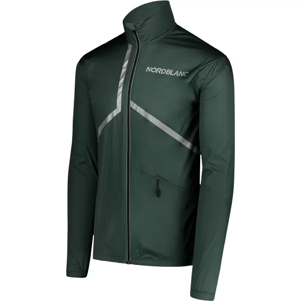  Jachetă sport pentru bărbați NORDBLANC REFLECTIVE NBSJM7899 VERDE ÎNCHIS 