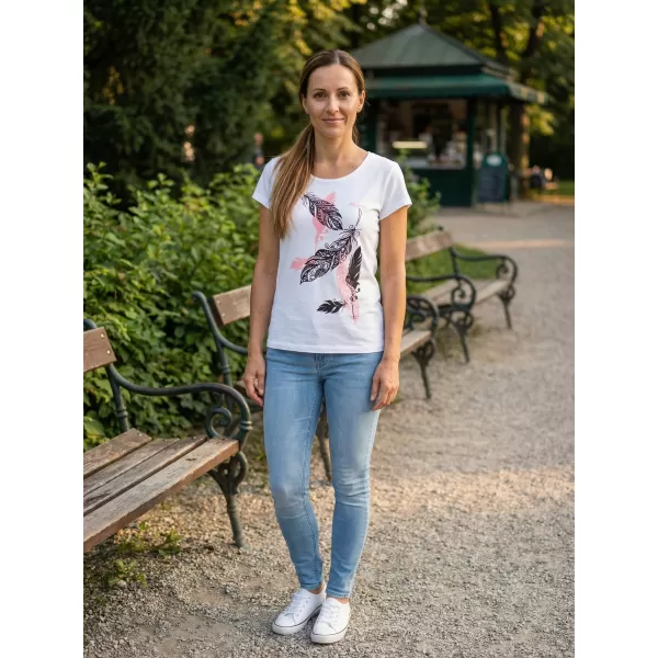  Tricou pentru femei ALTISPORT ALW178122 ALB 