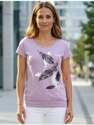 Tricou pentru femei ALTISPORT ALW178120 LAVANDĂ