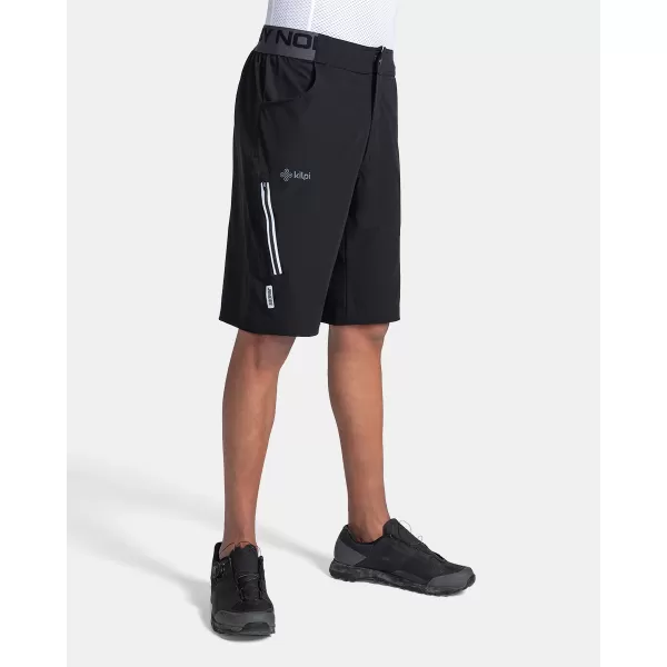 Pantaloni scurți de ciclism pentru bărbați KILPI TRACKEE-M TM0419KI NEGRU 