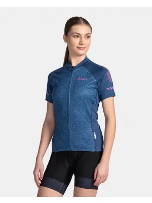 Tricou de ciclism pentru femei KILPI MOATE-W TL0354KI ALBASTRU ÎNCHIS