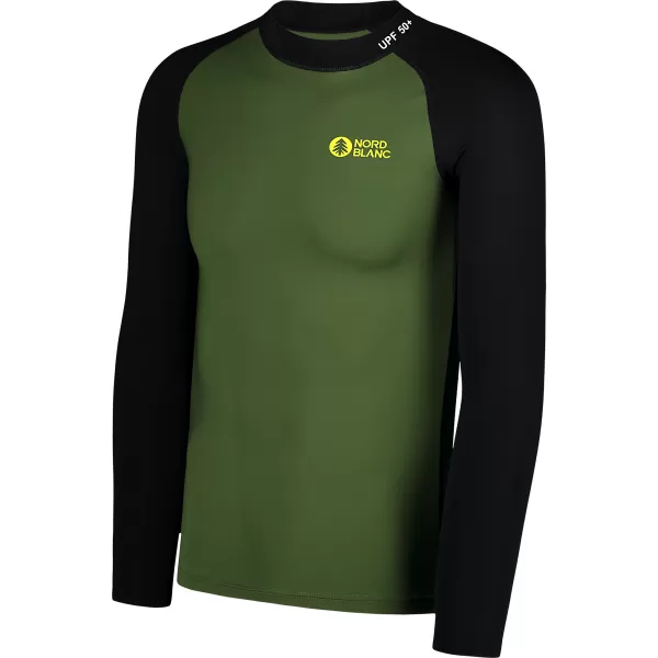  THIRT T -MEN cu protecție UV NORDBLANC SURFER NBSMF7867 VERDE/NEGRU 