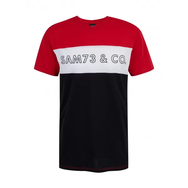  Tricou pentru bărbați SAM 73 SEAMUS MT 828 ROŞU 