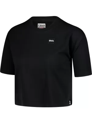 Crop top de damă NORDBLANC CROPTOP NBSLT7819 NEGRU