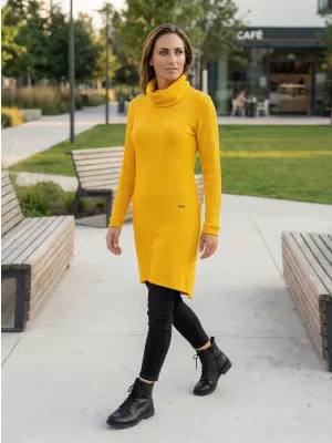 Rochie hanorac de dama KIXMI RIVA GALBEN