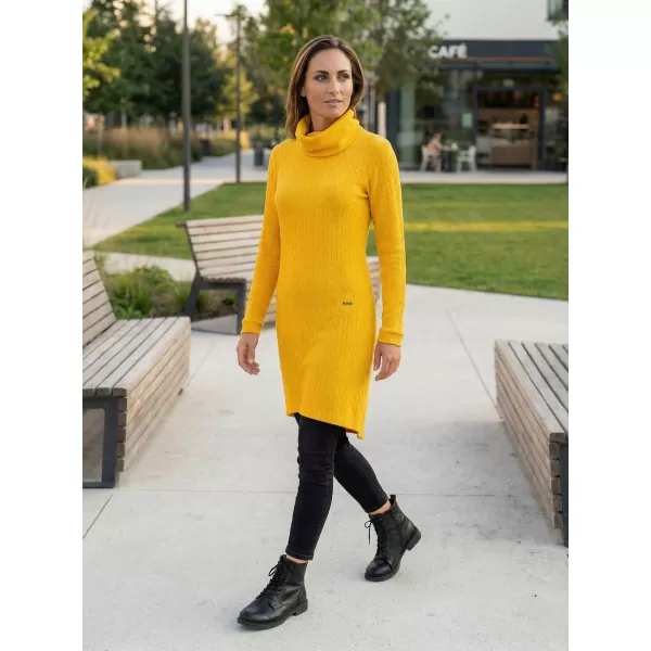  Rochie hanorac de dama KIXMI RIVA GALBEN 