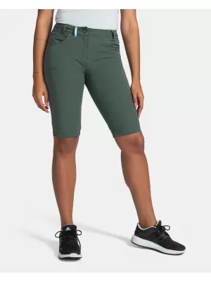 Pantaloni scurți de damă KILPI SYLANE-W TL0403KI VERDE ÎNCHIS