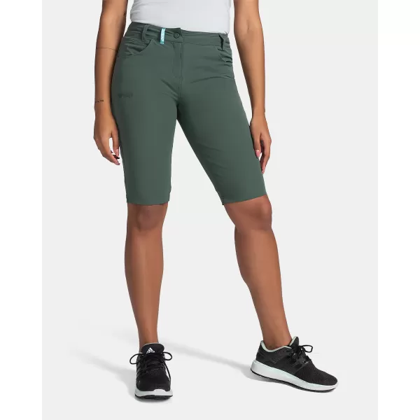  Pantaloni scurți de damă KILPI SYLANE-W TL0403KI VERDE ÎNCHIS 