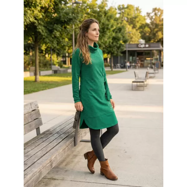  Rochie hanorac de dama KIXMI RENIE VERDE 