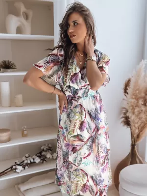 Rochie DSTREET LUNNA EY2306 ALB -VIOLET