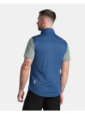 Vestă softshell pentru bărbați KILPI RIELLO-M TM0111KI ALBASTRU ÎNCHIS