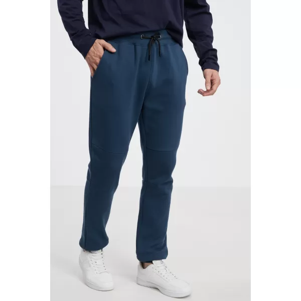  Pantaloni de trening pentru bărbați SAM 73 DOBBY MK 758 ALBASTRU OȚEL 