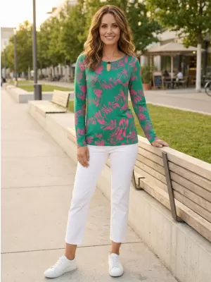 Tricou pentru femei KIXMI ROAN VERDE