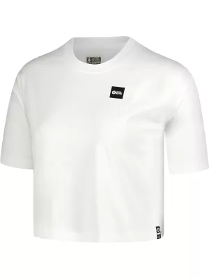Crop top de damă NORDBLANC CROPTOP NBSLT7819 ALB