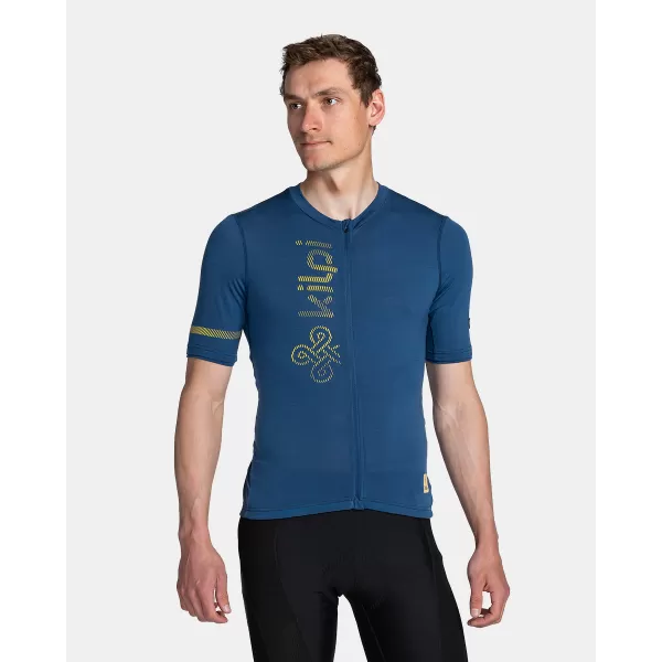  Tricou de ciclism pentru bărbați KILPI PETRANA-M TM0354KI ALBASTRU ÎNCHIS 