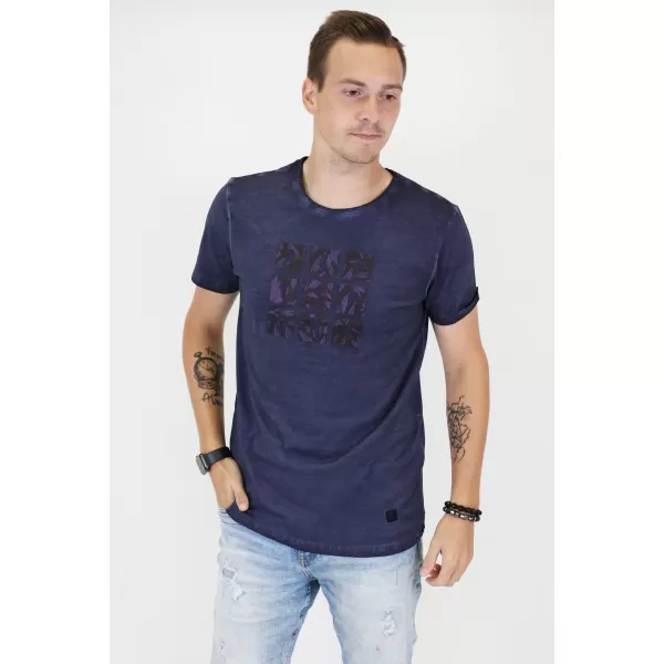  Tricou pentru bărbați ALTISPORT BARRY ALBASTRU INCHIS 