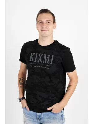 Tricou pentru bărbați KIXMI RADLY NEGRU